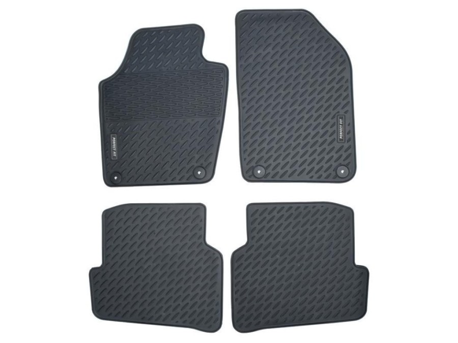 (obrázek pro) Koberce gumové PERFECT FIT P6 s fixací sada 4ks COMPASS