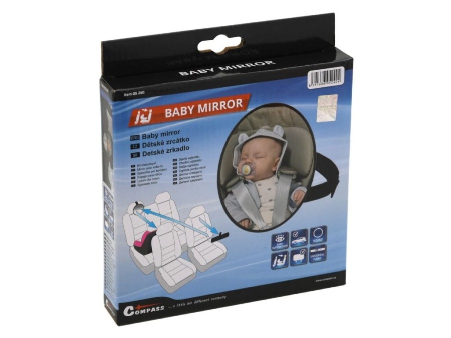 (obrázek pro) Zrcátko dětské na zadní sedadlo 17cm COMPASS