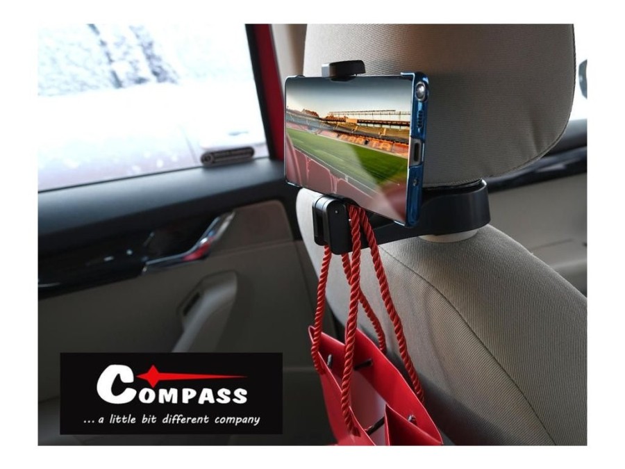 (obrázek pro) Držák telefonu na opěrku 2in1 COMPASS