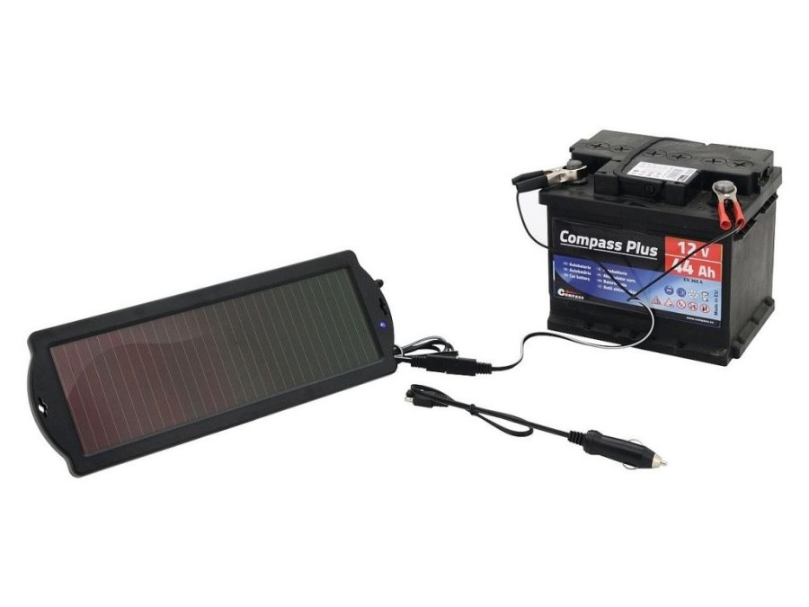 (obrázek pro) Nabíječka solární 12V, 1,8W udržovací COMPASS