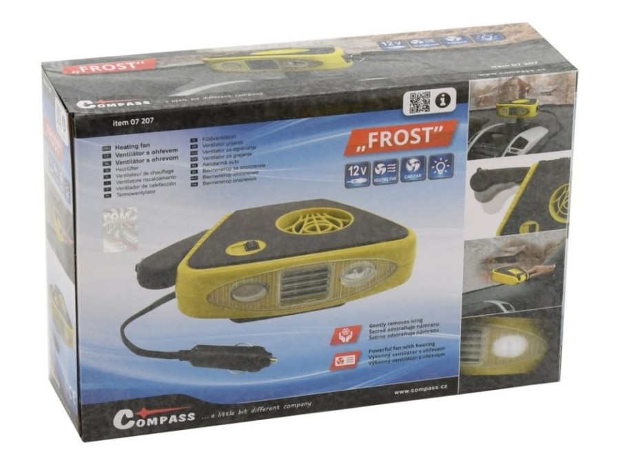 (obrázek pro) Ventilátor s ohřevem FROST 3in1 12V COMPASS