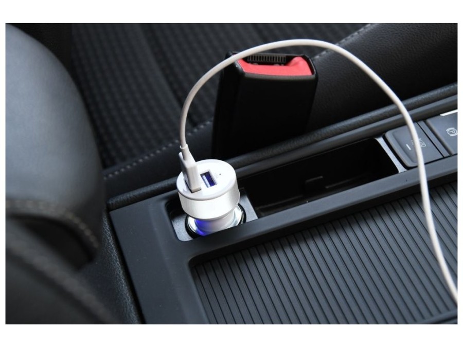 (obrázek pro) Zástrčka 2xUSB 5V/2100mA 12/24V COMPASS
