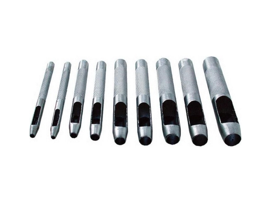 (obrázek pro) Děrovač kůže, sada 9ks, 2,5-10mm, EXTOL CRAFT
