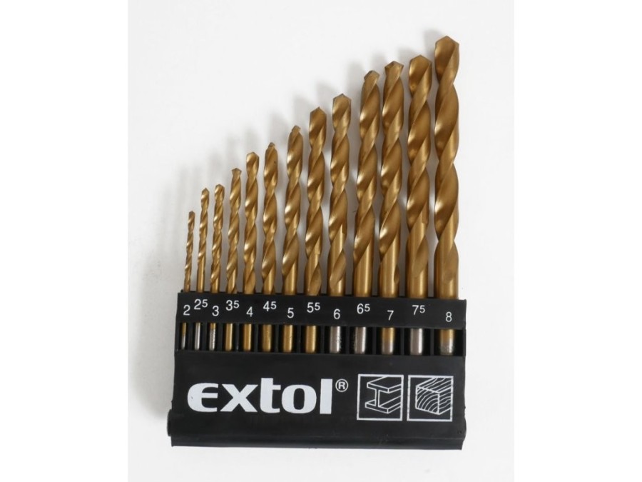 (obrázek pro) Vrtáky do kovu, sada 13ks, EXTOL CRAFT