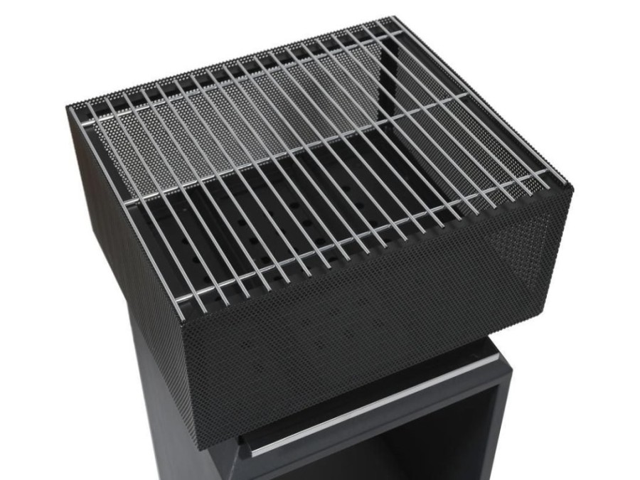 (obrázek pro) Ohniště CUBE s mřížkou 74cm CATTARA