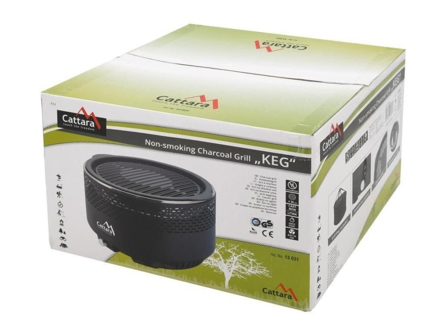 (obrázek pro) Gril stolní KEG na dřevěné uhlí CATTARA