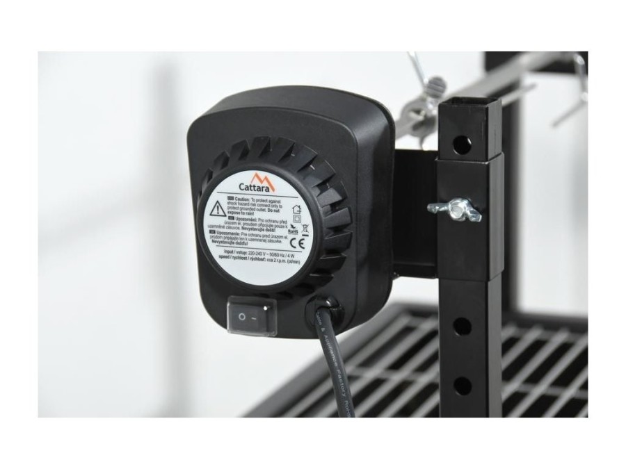 (obrázek pro) Gril BARBECUE 60cm s motorem 230V CATTARA