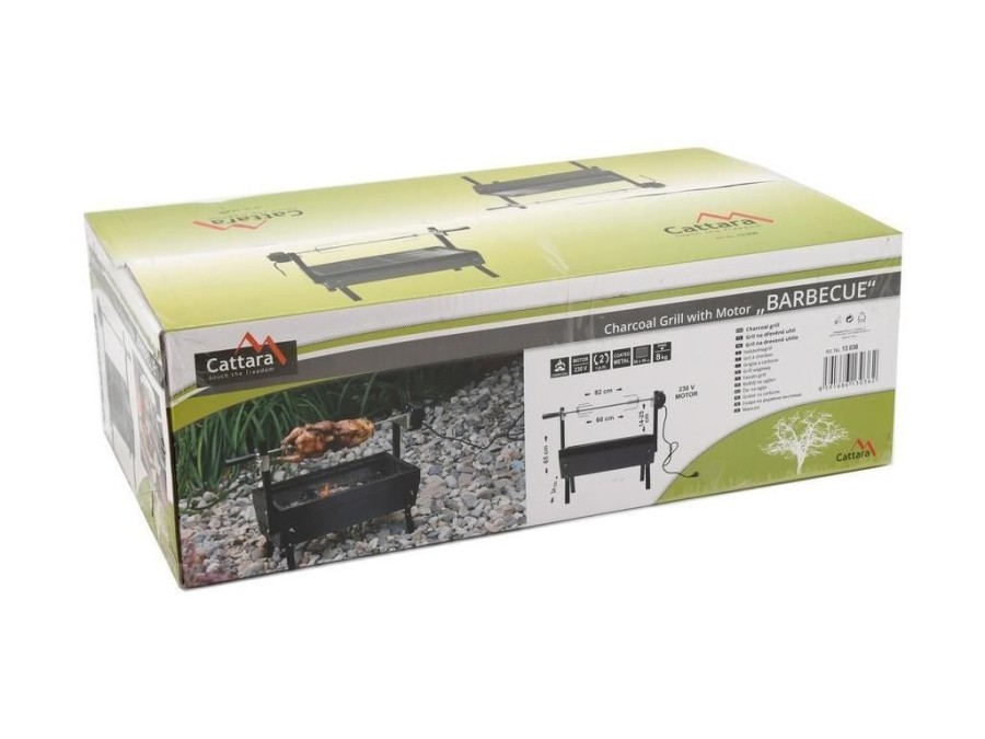 (obrázek pro) Gril BARBECUE 60cm s motorem 230V CATTARA