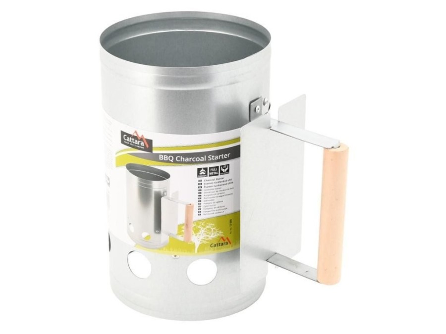 (obrázek pro) Komínový startér na dřevěné uhlí a brikety CATTARA
