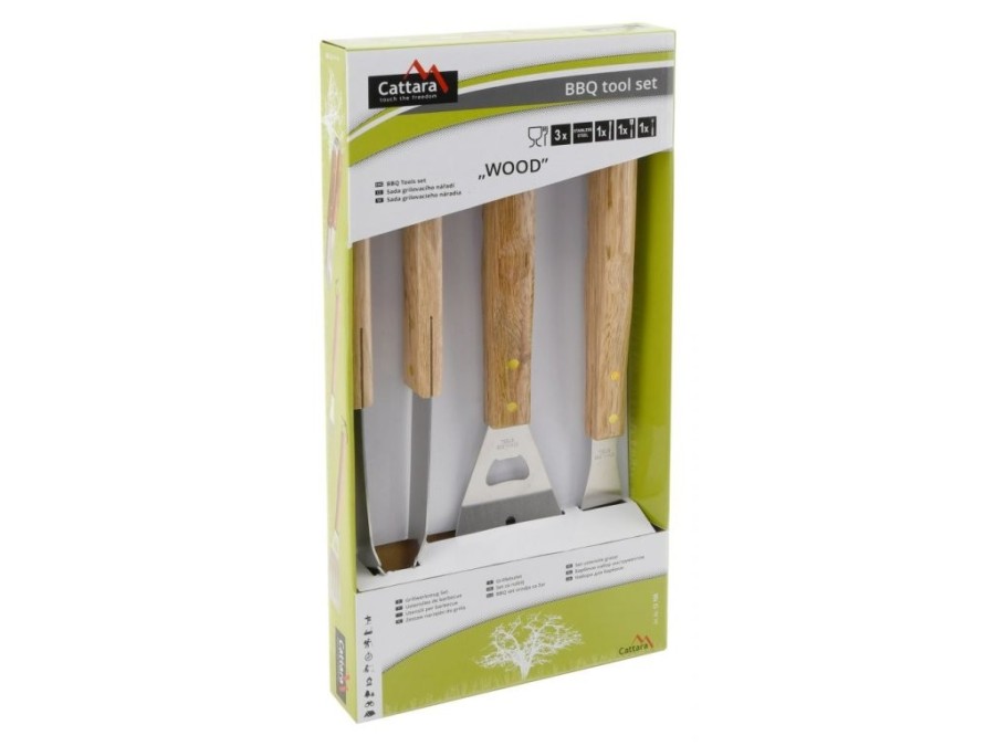 (obrázek pro) Grilovací nářadí WOOD sada 3ks
