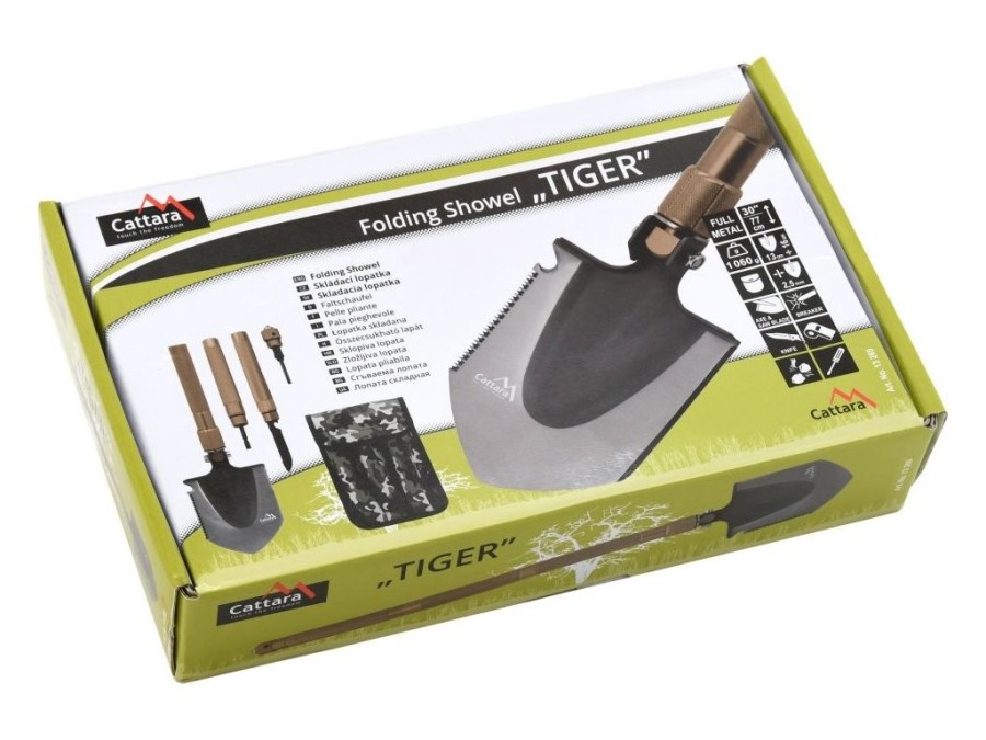 (obrázek pro) Lopatka skládací multifunkční TIGER 77cm CATTARA