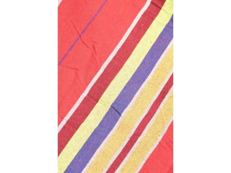 (obrázek pro) Houpací síť TEXTIL 200x100cm červeno-žlutá CATTARA