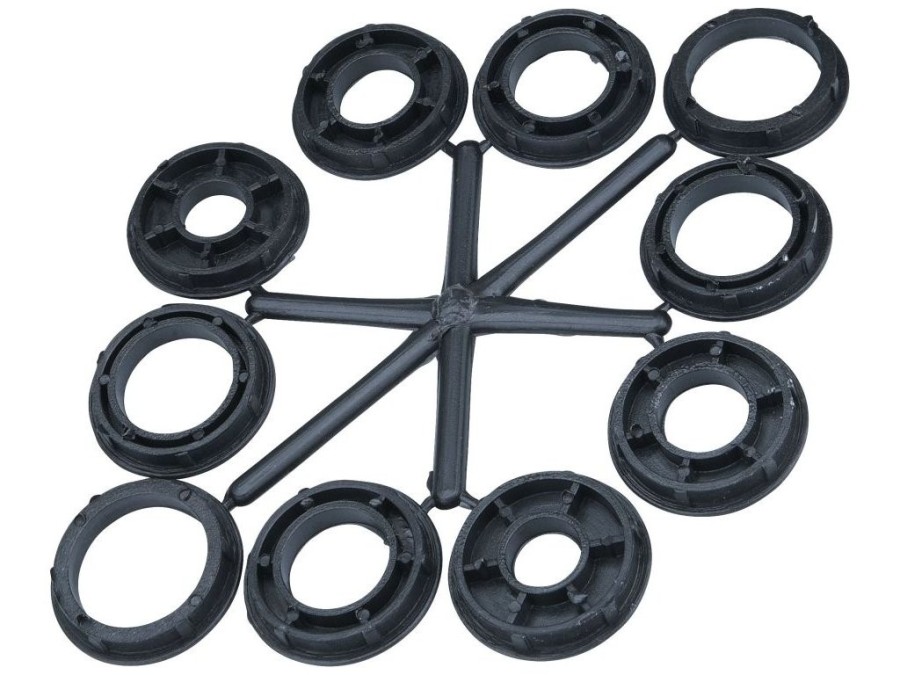 (obrázek pro) Kartáč okružní 150mm, vlnitý drát S 0,3mm, otvor 32mm, tl. 25mm, adaptéry: 1/2, 3/4, 5/8, 1, 7/8 EXTOL CRAFT