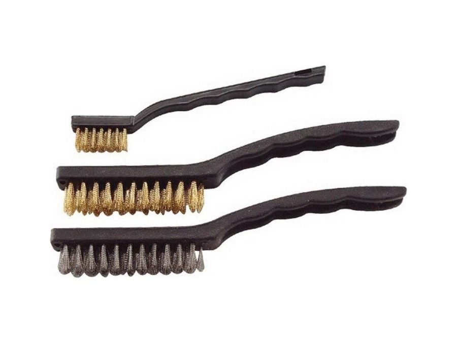 (obrázek pro) Kartáče ocelové, sada 3ks, 180mm, 2x225mm, vlnitý drát S 0,3mm a S 0,5mm, EXTOL CRAFT