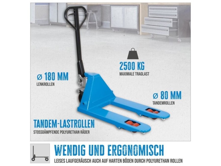 (obrázek pro) Paletový vozík GHW 2500-80 PU GÜDE
