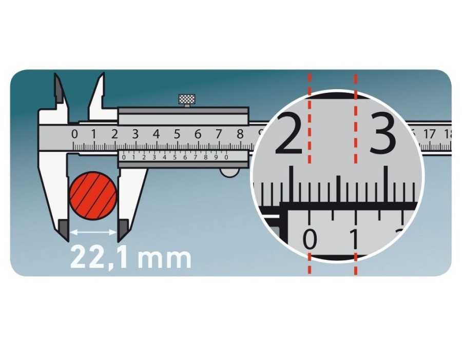 (obrázek pro) Měřítko posuvné kovové, 0-200mm, rozlišení 0,05mm, EXTOL CRAFT