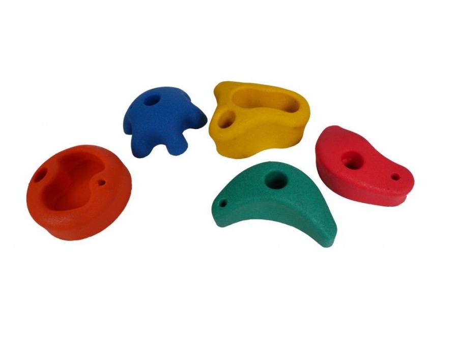 (obrázek pro) Lezecké úchyty mix (kameny) - velké, sada 5ks KAXL