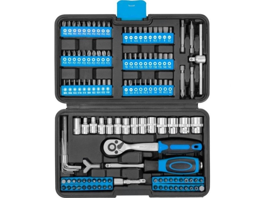 (obrázek pro) Sada nástrčných klíčů a bitů GSB 130 GÜDE