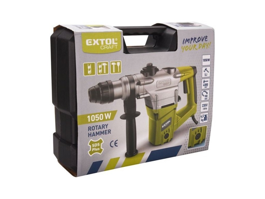 (obrázek pro) Kladivo vrtací, SDS plus, 5J, 13mm, EXTOL CRAFT, 401232