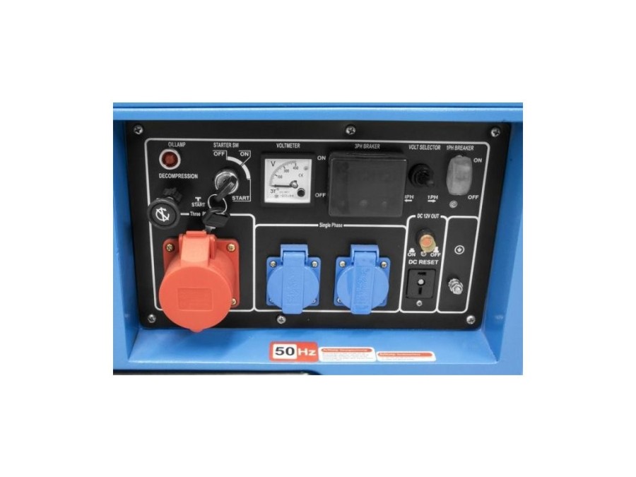 (obrázek pro) Generátor proudu 6,5kW, 400V/230V, GSE 5501 DSG GÜDE