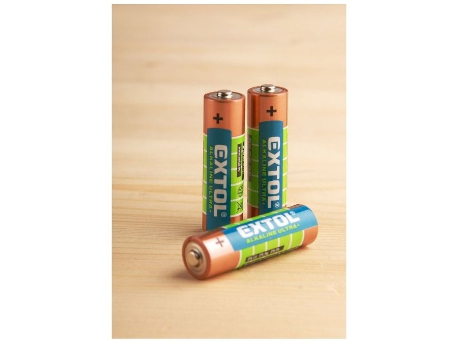 (obrázek pro) Baterie alkalické EXTOL ENERGY ULTRA +, 4ks, 1,5V AAA (LR03), EXTOL ENERGY