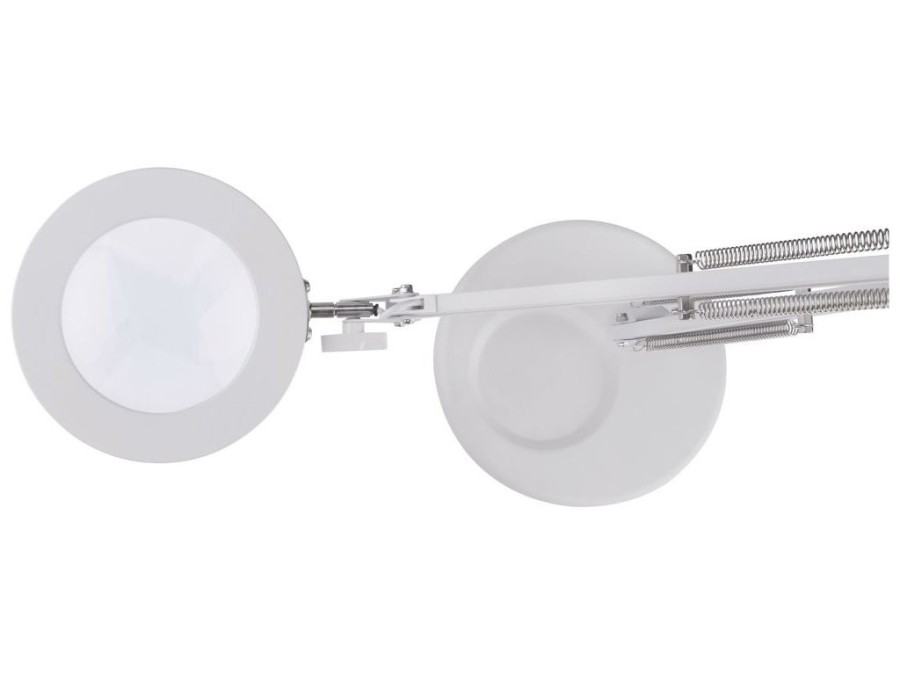 (obrázek pro) Lampa stolní s lupou, bílá, USB napájení, 2400lm, 3 barvy světla, 5x zvětšení EXTOL LIGHT