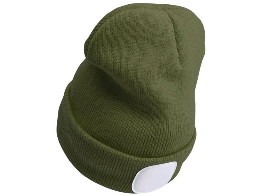 (obrázek pro) Čepice s čelovkou, nabíjecí, USB, zelená, univerzální velikost EXTOL LIGHT