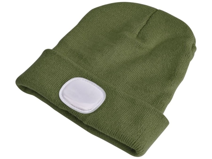 (obrázek pro) Čepice s čelovkou, nabíjecí, USB, zelená, univerzální velikost EXTOL LIGHT