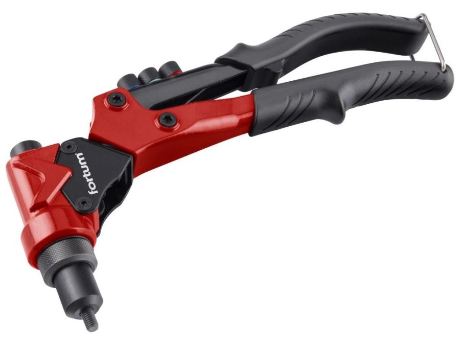 (obrázek pro) Kleště nýtovací s otočnou hlavou COMBO, pro nýt. matice M3-M6 a trhací nýty 2.4-4.8mm FORTUM