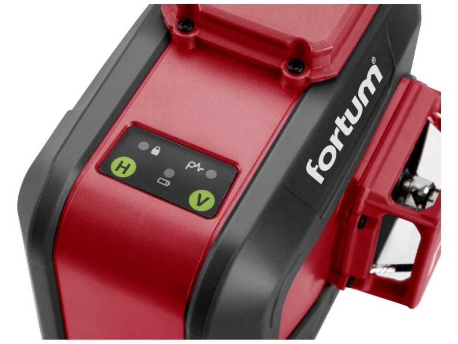 (obrázek pro) Laser zelený 3D liniový, křížový samonivelační FORTUM