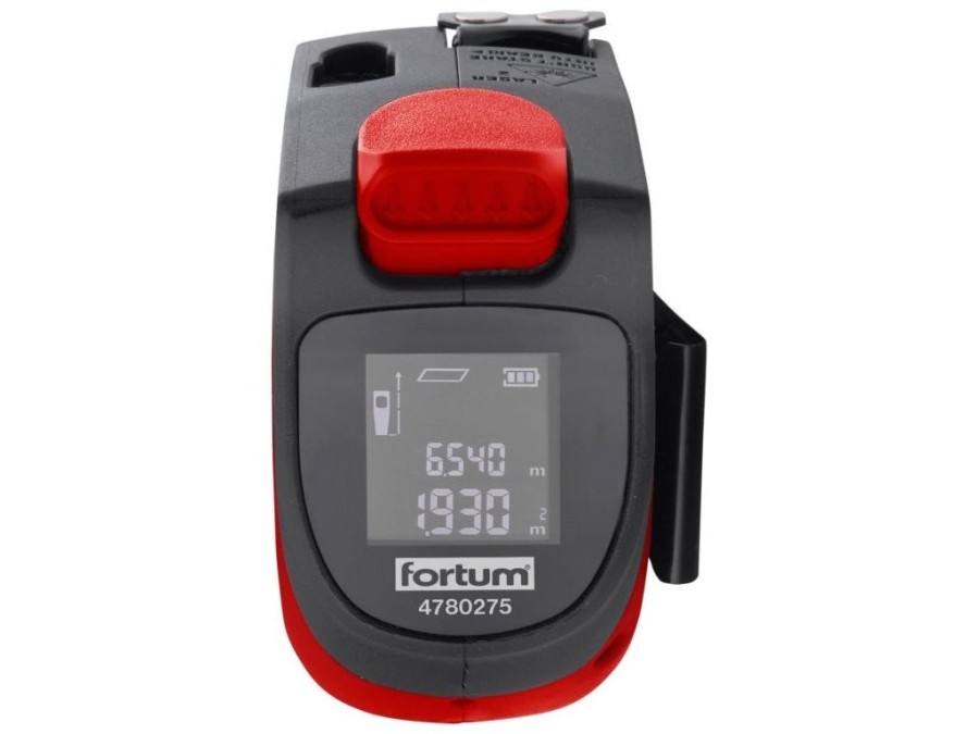 (obrázek pro) Metr laserový 40m v kombinaci s 5m svinovacím, laser : 0,129 - 40m FORTUM