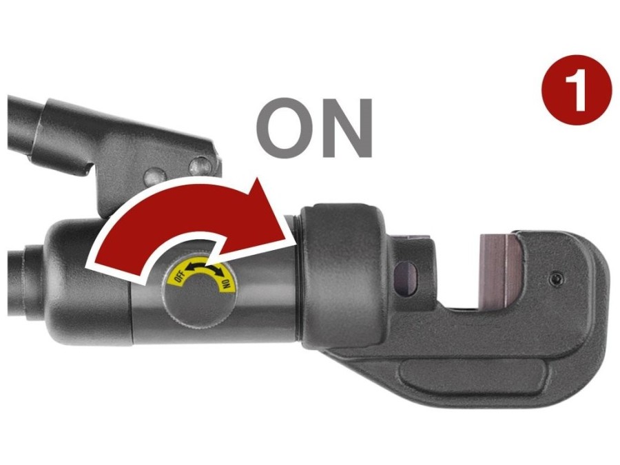 (obrázek pro) Kleště štípací hydraulické pákové, rozsah střihu ⌀4-16mm, 430mm FORTUM