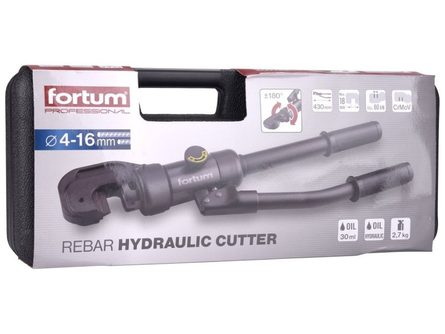 (obrázek pro) Kleště štípací hydraulické pákové, rozsah střihu ⌀4-16mm, 430mm FORTUM