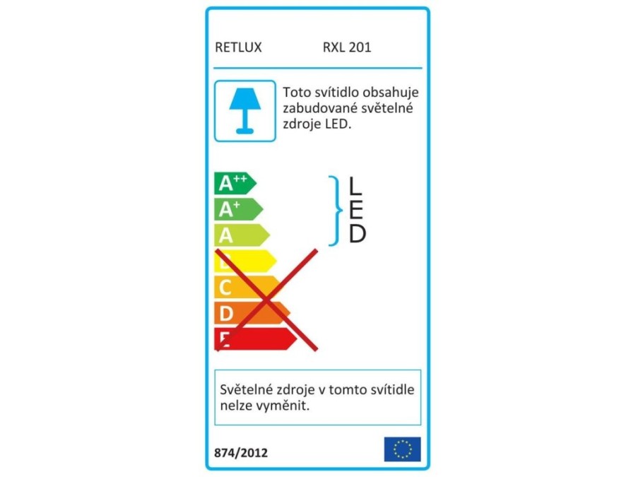 (obrázek pro) RXL 201 řetěz 50LED 5+5m CW TM RETLUX