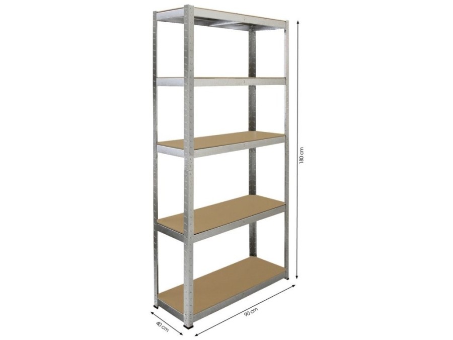 (obrázek pro) FDR 1800 Kovový regál 180x90x40 FIELDMANN