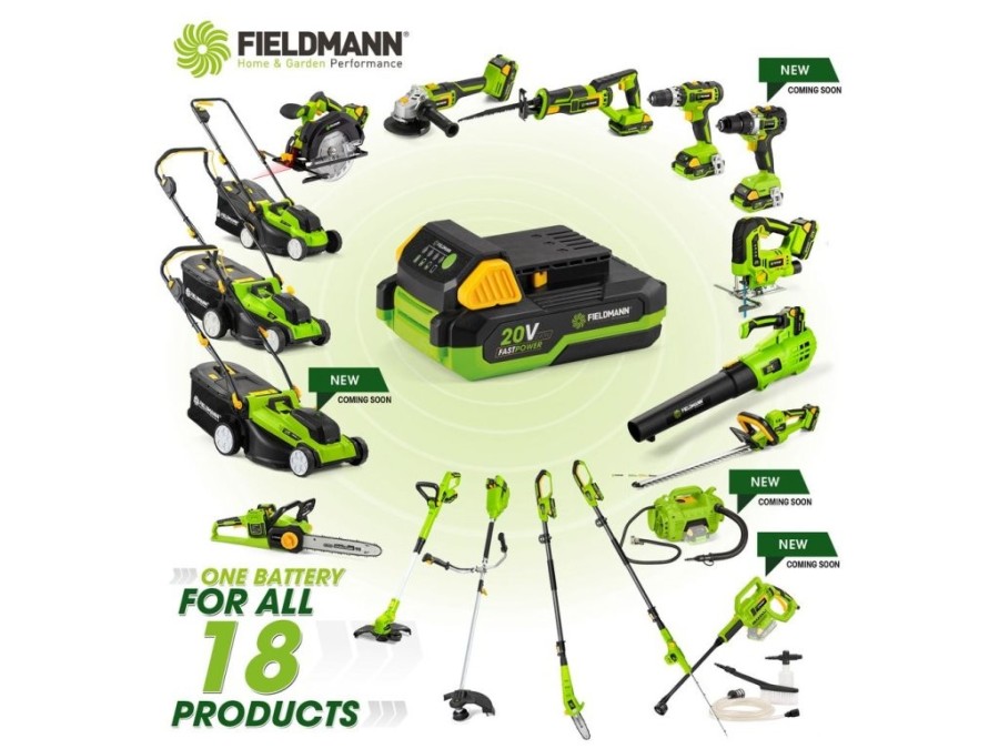 (obrázek pro) FZP 70805-0 2x20V Aku řetězová pila 30cm (bez AKU) FIELDMANN