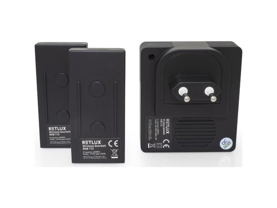 (obrázek pro) RDB 112 zvonek 2 tlač.1 základna RETLUX