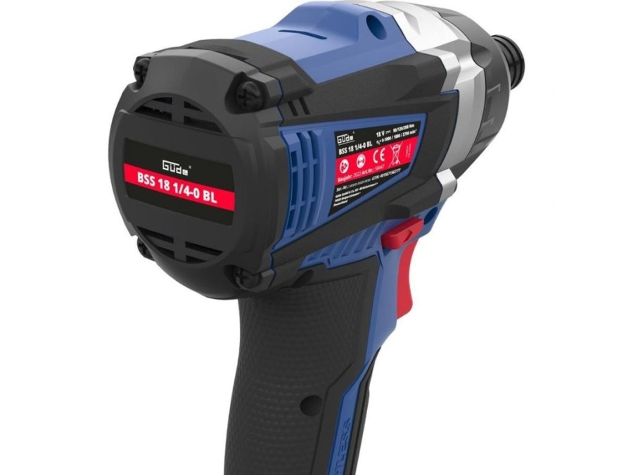 (obrázek pro) Aku rázový utahovák rázový 18V, Li-Ion, 1/4″ bez baterie a nabíječky GÜDE