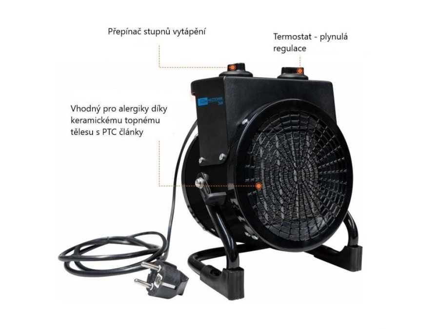 (obrázek pro) Elektrické topidlo GH 2000 K GÜDE