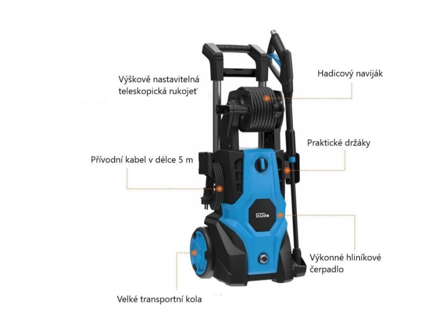 (obrázek pro) Vysokotlaká myčka GHD 2100-165 GÜDE