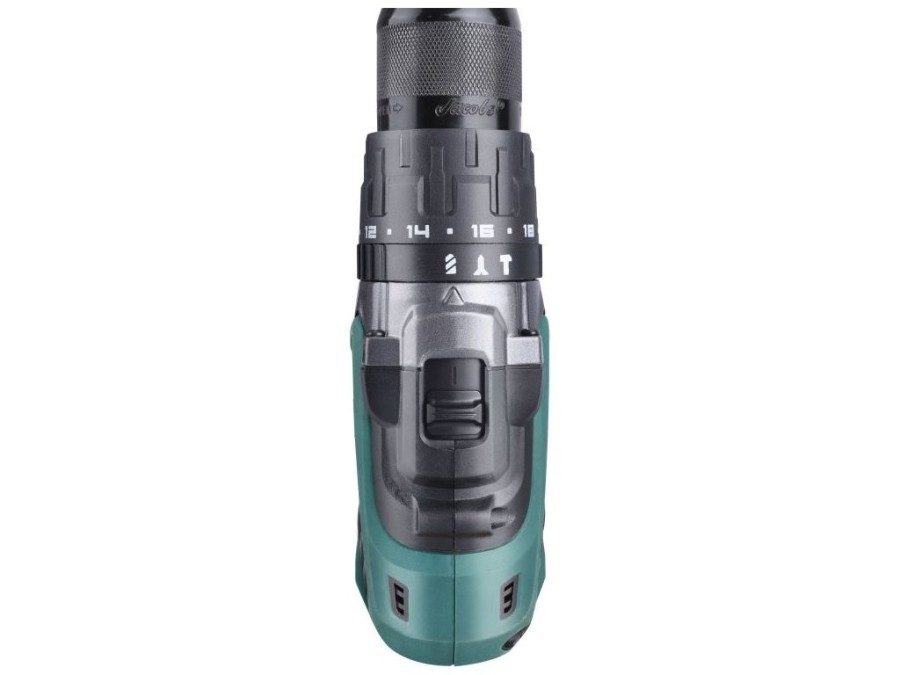 (obrázek pro) Vrtací šroubovák aku s příklepem, 18V Li-ion, 4 pólový motor, 2000mAh EXTOL INDUSTRIAL