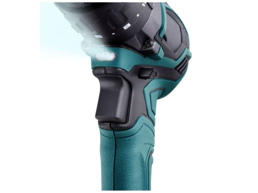 (obrázek pro) Vrtací šroubovák aku s příklepem, 18V Li-ion, 4 pólový motor, 2000mAh EXTOL INDUSTRIAL