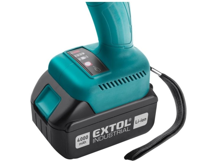 (obrázek pro) Utahovák rázový aku 1/2“ brushless, 18V Li-Ion, 2x4000mAh EXTOL INDUSTRIAL
