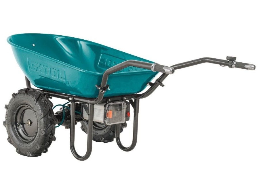 (obrázek pro) Kolečko dvoukolák s převodovkou aku, 260kg, 100l, 40V Li-Ion, 6000mAh EXTOL INDUSTRIAL