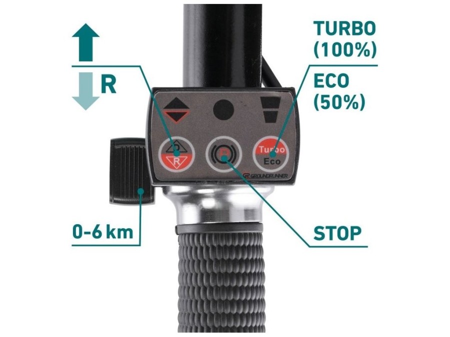 (obrázek pro) Kolečko dvoukolák s převodovkou aku, 260kg, 100l, 40V Li-Ion, 6000mAh EXTOL INDUSTRIAL