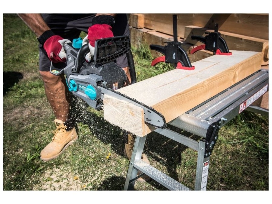 (obrázek pro) Pila řetězová, BRUSHLESS, 40V Li-ion, 2500mAh, 30cm EXTOL INDUSTRIAL