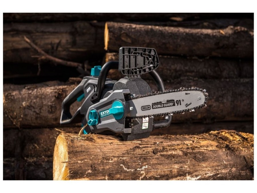 (obrázek pro) Pila řetězová, BRUSHLESS, 40V Li-ion, 2500mAh, 30cm EXTOL INDUSTRIAL