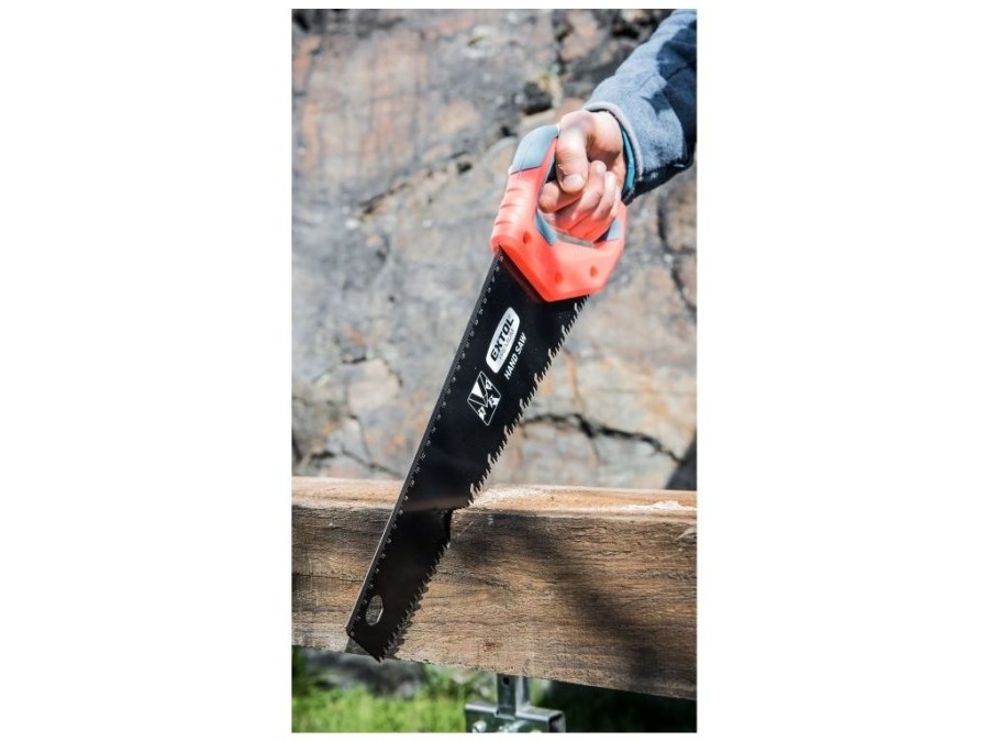 (obrázek pro) Pila ocaska, 400mm, 9 zubů na 25mm, trojbroušené tvrzené zuby, EXTOL PREMIUM