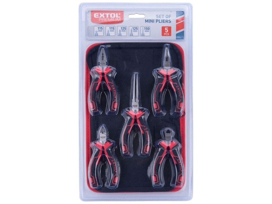 (obrázek pro) Kleště mini, sada 5ks EXTOL PREMIUM