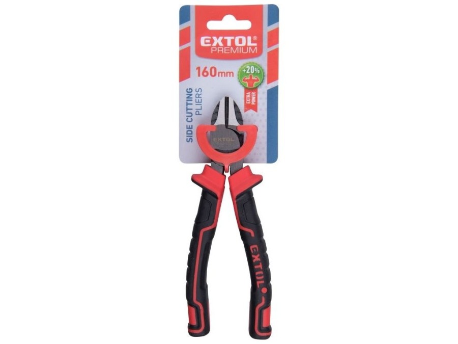 (obrázek pro) Kleště štípací boční POWER, 160mm EXTOL PREMIUM